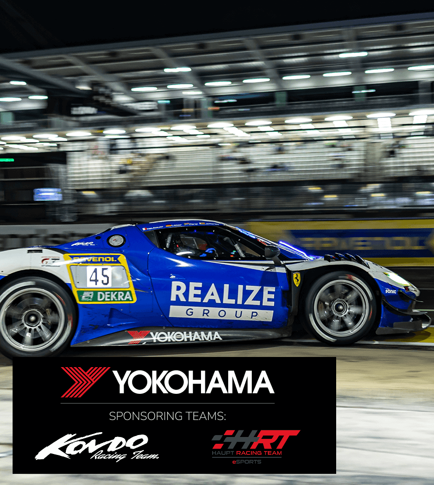 Yokohama sponsert die Rennteams von Kondo und HRT